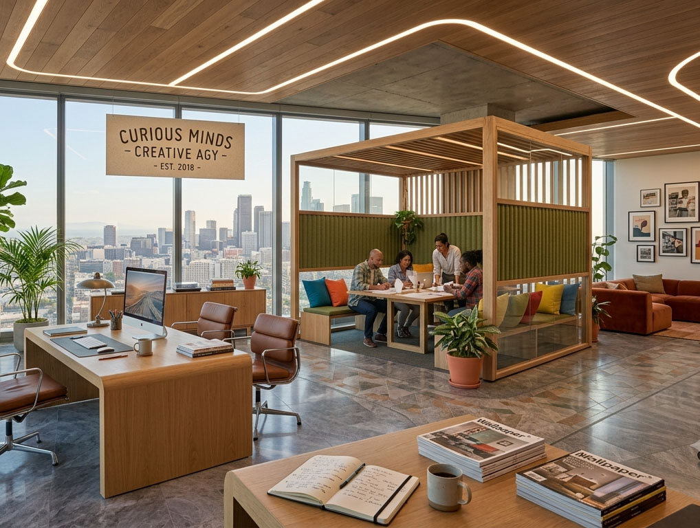 High-End Creative Agency Workspace